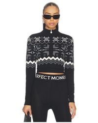 Perfect Moment - Nordic Merino Wool Half-Zip Sweater - Lyst