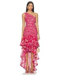 PATBO - Peony Asymmetrical Maxi Dress - Lyst