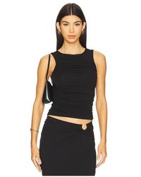 GOOD AMERICAN - Ruched Tank Top - Lyst