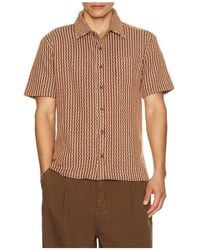 BOUND - Castro Woven Shirt - Lyst