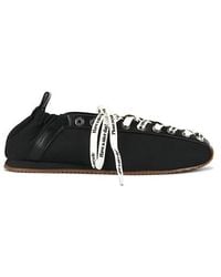 Ganni - Flach Sporty Ballerina - Lyst