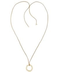 Ettika - Open Circle Adjustable Suede Necklace - Lyst