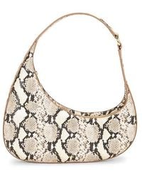 JW PEI - Harlee Snake Embossed Shoulder Bag - Lyst