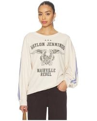 Daydreamer - Grafik-T-Shirt Mit Langen Ärmeln Waylon - Lyst