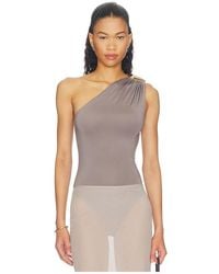 superdown - Emely One Shoulder Bodysuit - Lyst