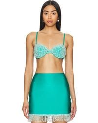 PATBO - Hand Beaded Bustier Top - Lyst