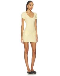 Frankie's Bikinis X Bella Hadid Libra Knit Mini Dress in White | Lyst
