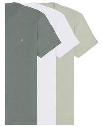 AllSaints - Brace Crew 3 Pack Tee - Lyst
