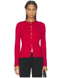 525 America - 525 Ribbed Button Front Top - Lyst