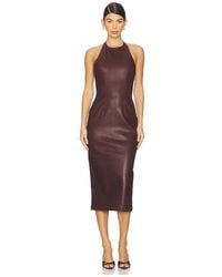 DL1961 - Esme Coated Midi Dress - Lyst