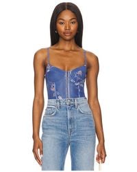 Free People - X Intimately Fp Printed Night Rhythm Bodysuit - Lyst
