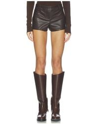 ALL THE WAYS - Emery Faux Leather Short - Lyst