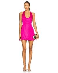 Nookie - Sabine Satin Mini Dress - Lyst