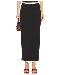 ROWEN ROSE - Falda Maxi En Color Negro Talla (También En 36/2, 38/4) - Lyst