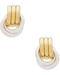 Heaven Mayhem - Pendientes Mixtos Baby Knot En Color Metallic,Metallic Talla En - Lyst