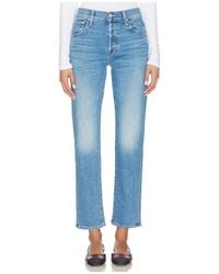 Mother - The Mid Rise Hiker Hover Jeans - Lyst