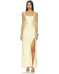 Runaway the Label - Esme High Split Maxi Dress - Lyst