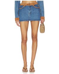 Show Me Your Mumu - Dawson Skort En Color Azul Talla (También En 25, 26, 27, 28, 29, 30, 31) - Lyst