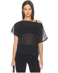 SNDY'S - Karmi Sheer Top - Lyst