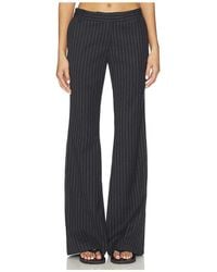 Courtney Zheng - Stefan Chalkstripe Wool Pants - Lyst