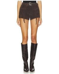 Blank NYC - Suede Hot Shorts - Lyst
