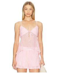 Lovers + Friends - Sabrina Top En Color Rosado Talla (También En Xxs, Xs, S, M, Xl) - Lyst