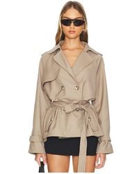 Lioness - Cropped Trencherous Coat - Lyst