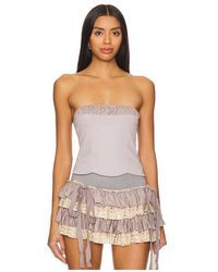 ZEMETA - Scallop Lover Tube Top - Lyst