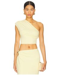 SNDY'S - Top Mit Asymmetrischer Schulter Baylee - Lyst