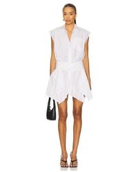 Alexander Wang - Cut Off Double Shirt Dress - Lyst