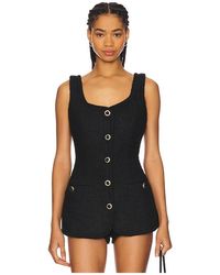 MAJORELLE - Gabrielle Tweed Top - Lyst