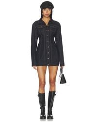 Lioness - Rider Denim Mini Dress - Lyst
