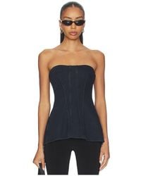 Agolde - Lara Corset Top - Lyst