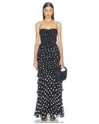 Saloni - Niki Long Dress - Lyst