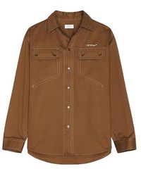 Off-White c/o Virgil Abloh - Stitch Milit オーバーシャツ - Lyst