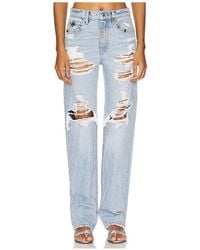 Alexander Wang - Distressed Ez Mid Rise Jean - Lyst