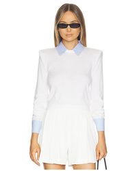 L'Agence - 'Agence Popeline-Pullover Mit Kragen April - Lyst
