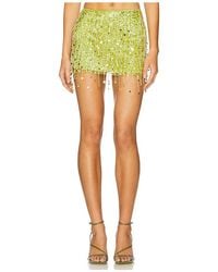 Asta Resort - Yasmin Hand Beaded Mini Skirt - Lyst