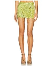 Asta Resort - Yasmin Hand Beaded Mini Skirt - Lyst