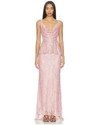 AKNVAS - Klara Beaded Gown - Lyst