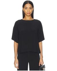 Norma Kamali - X Lifestyle Short Sleeve Boxy Tee - Lyst