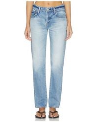 Moussy - Deland Slim Straight Leg Jeans - Lyst