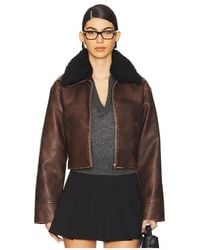 MORE TO COME - Lexi Faux Leather Jacket - Lyst