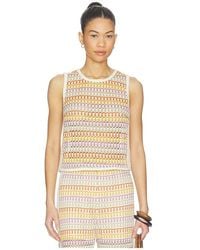 Central Park West - Celine Crochet Button Back Shell - Lyst