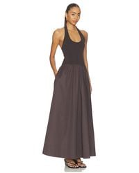 St. Agni - Halter Gathered Dress - Lyst