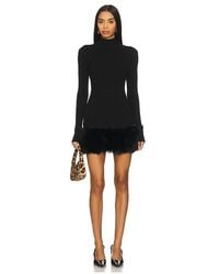MAJORELLE - Zoey Faux Fur Mini Dress - Lyst