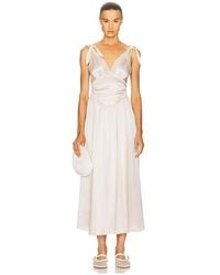 Helsa - Vestido The Silk Celeste En Color Rubor Talla (También En M, S, Xl, Xs) - Lyst