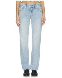 Pistola - Issa Mid Rise Relaxed Straight Jeans - Lyst