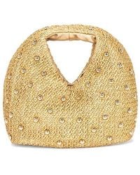 Dolce Vita - Studded Raffia Bag - Lyst