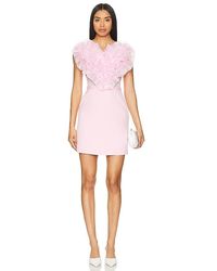 Vivetta - Organza Dress With Ruched Bow - Lyst